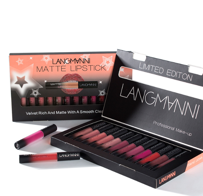 Matte Lipstick Waterproof Long-lasting Velvet Lipstick Set Matte Lipstick Waterproof Long-lasting Velvet Lipstick Set